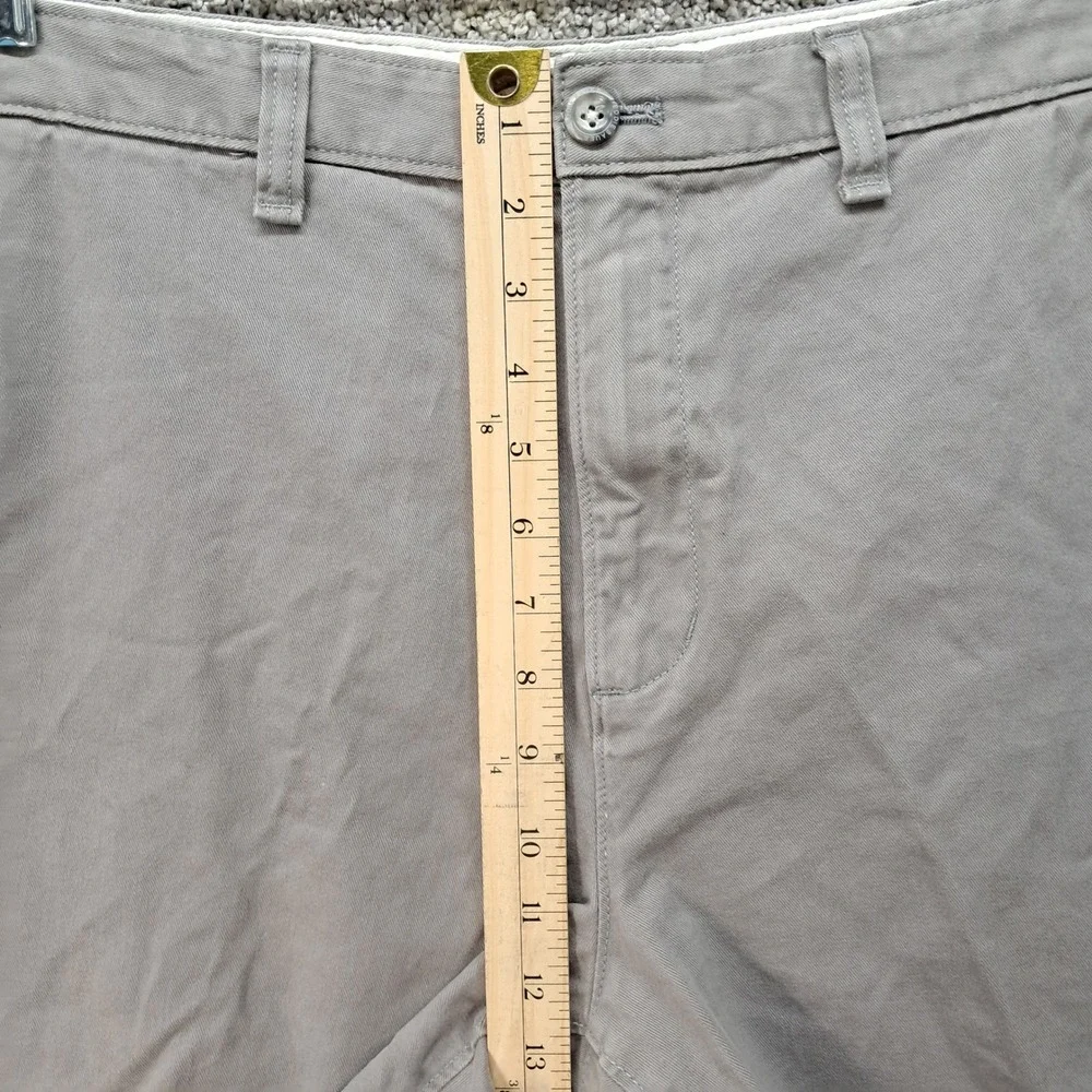 Eddie Bauer Mens Legend Wash Chino Shorts Size 40 Gray Outdoor Casual 7613
